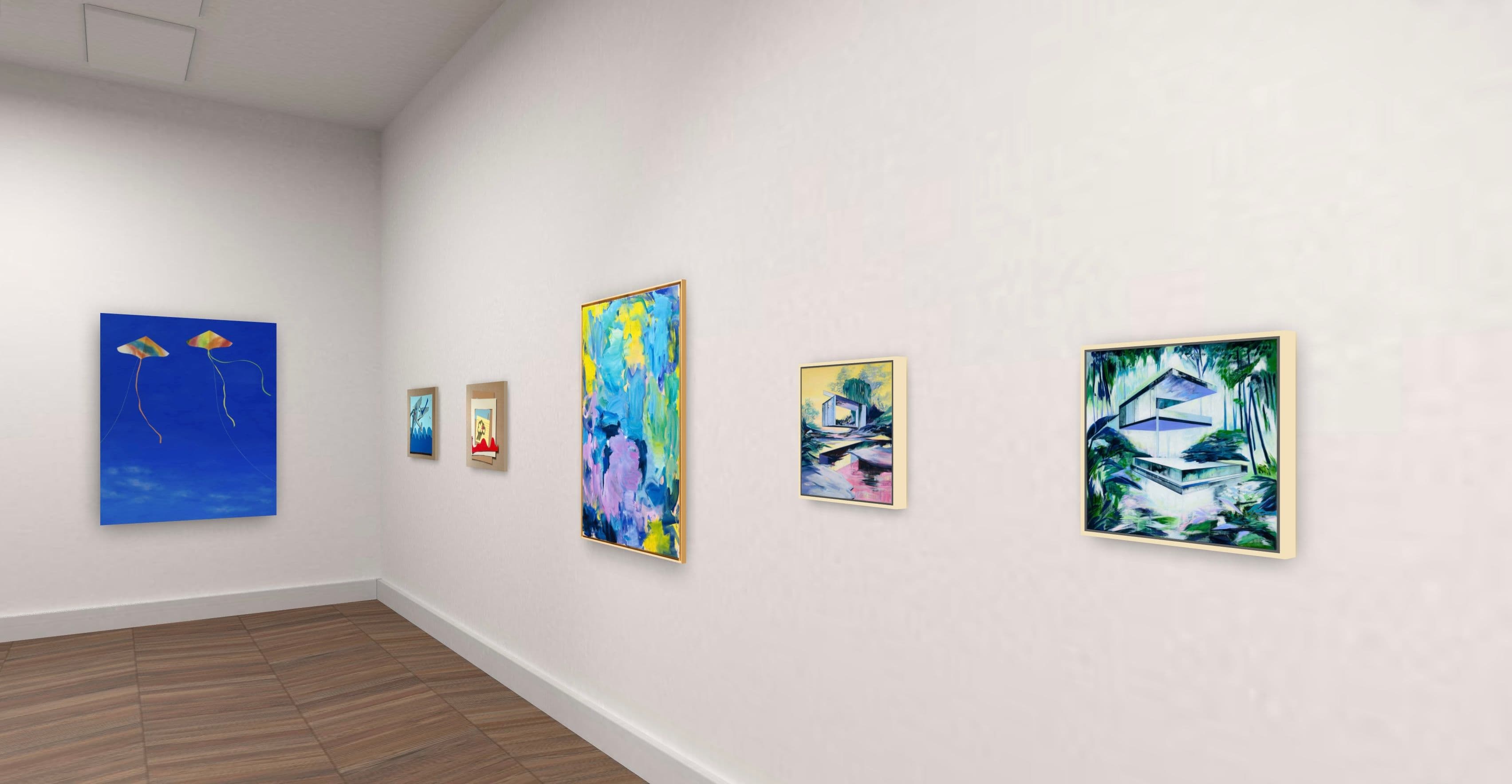 E30 Gallery - Exhibition view - "Sweet Dreaming" - D Liebscher, W Seifert, K Landwehr, K Pennington