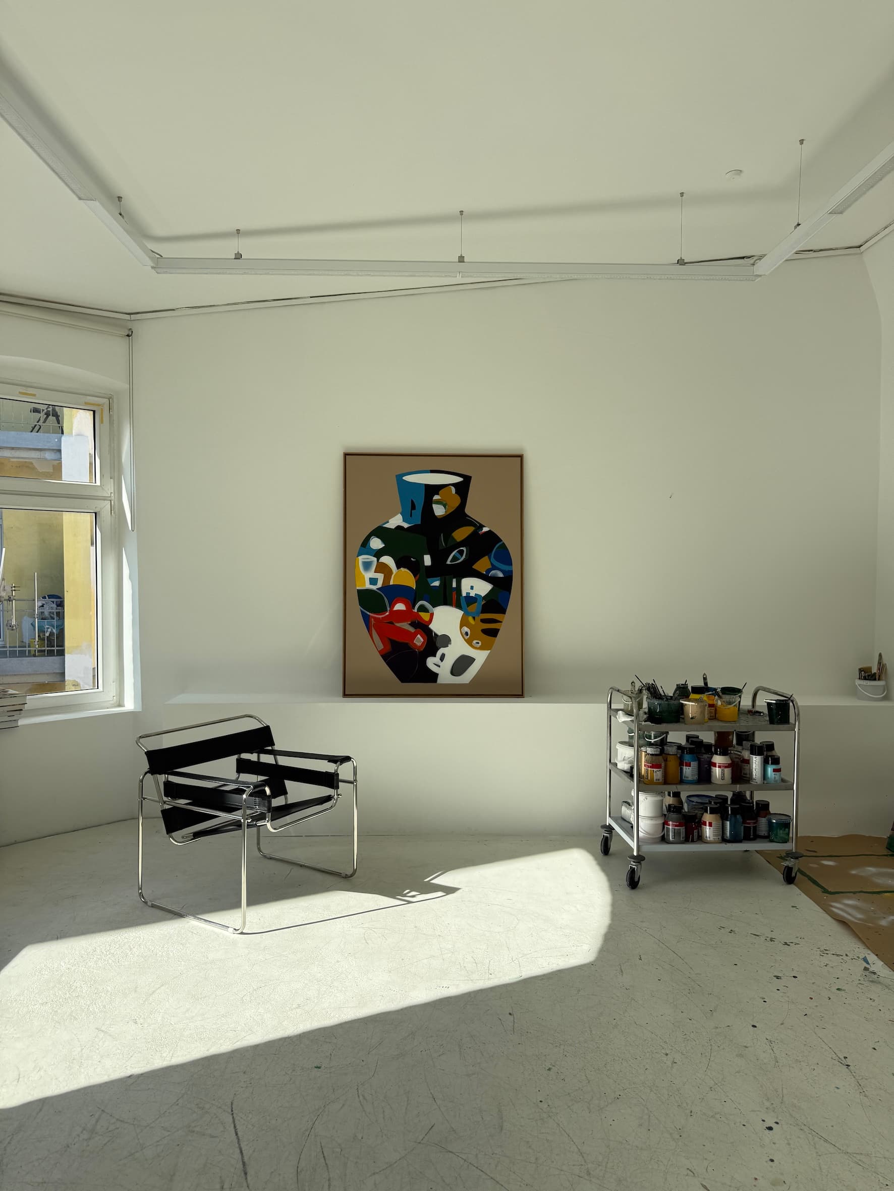 Das Werk LIDO im Atelier von Anna Pascher