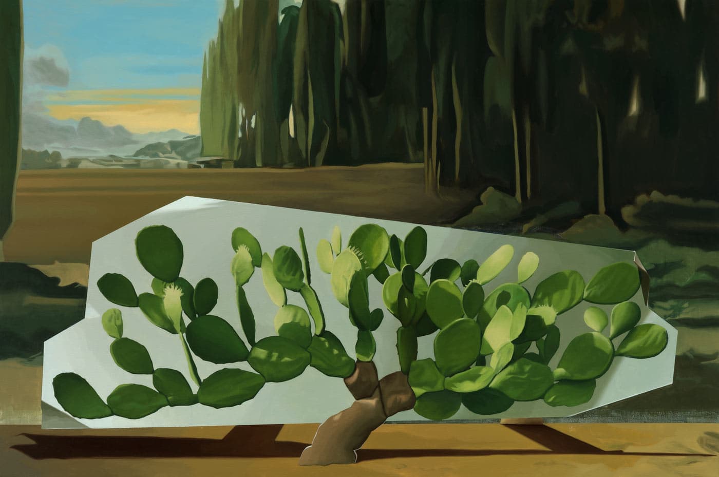 Noah Kauertz - Warten auf die Feigen, 150x100cm, Oil on Canvas